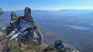 Адыгея. Скала Чертов палец