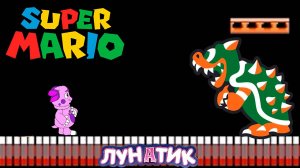 Лунатик попал в игру Супер Марио 1-4