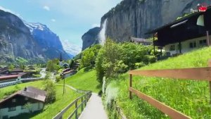 Долина Лаутербруннен, Швейцария🇨🇭Самая красивая швейцарская деревня_Лучшее туристическое направлен