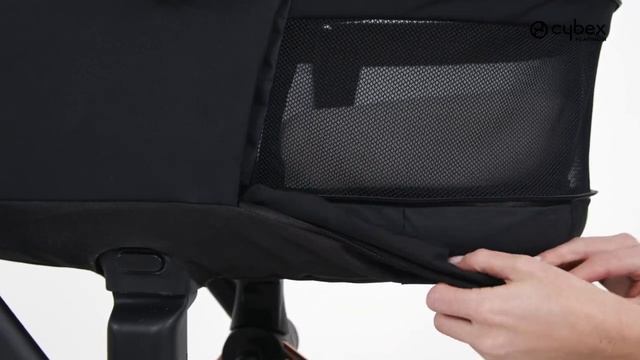 Как открыть окошки в люльке (спальном блоке) для лучшей вентиляции PRIAM CYBEX