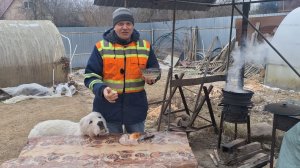 Чкмерули-курица по-грузински в сливочно-чесносном соусе.