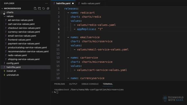 10.24 Demo project. Deploy Microservices with Helmfile смотреть онлайн