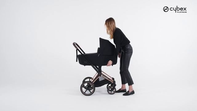 Как снять люльку (спальный блок) с шасси PRIAM CYBEX