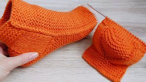 Вязание с ПЯТКИ 😲 КАК ЖЕ ПОНРАВИЛСЯ ЭТОТ СПОСОБ ☺️ СЛЕДКИ БЕЗ ЕДИНОГО ШВА 😊на двух спицах ✅