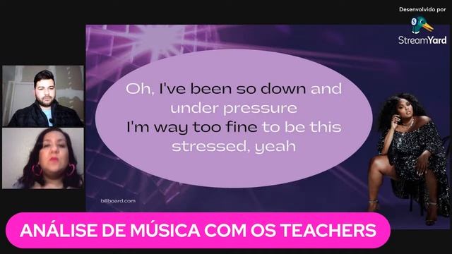 Live dos teachers Sylvia e Marvin analisando a letra da música About Damn Time by Lizzo смотреть онлайн