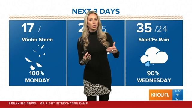 Houston temps continue to drop to record lows | Winter storm update 10 a.m. смотреть онлайн