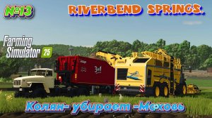 😎FS25 КОЛЯН УБИРАЕТ МОРКОВКУ #fs25 #фс25