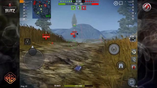 Leopard PTA WoT Blitz - "king of ambushes" - gameplay with Ace Mastery смотреть онлайн