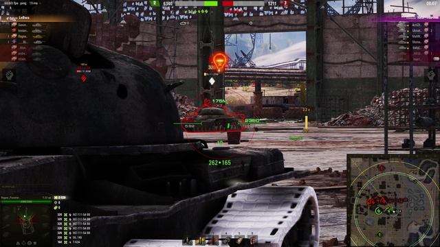 LeBwa Team Top тащим за команду Левши 6к урона 6 фрагов