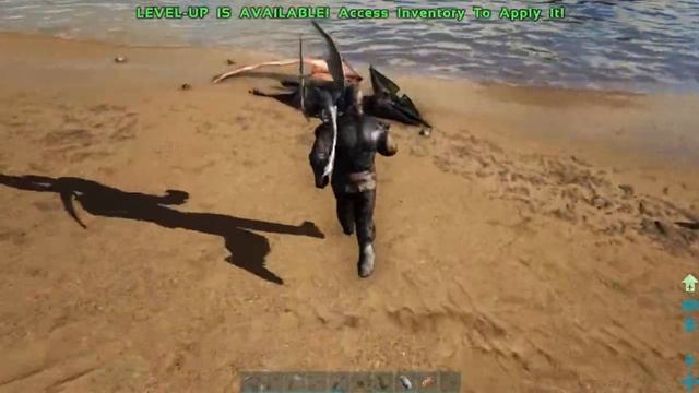 Ark Survival Evolved. From the beginning. Taming a pteranodon. смотреть онлайн