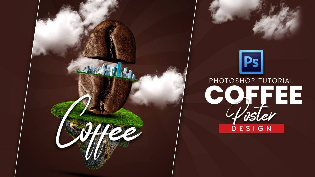 Как создать потрясающий кофейный плакат в Photoshop ｜ 2025 смотреть онлайн