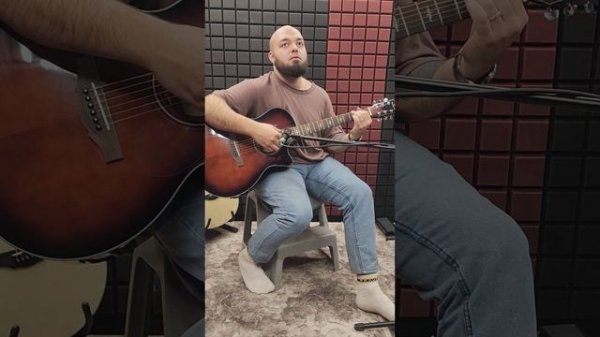 Kepma F1E-GA Cherry Sunburst Трансакустическая гитара