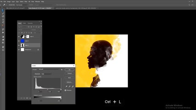 How to make a Music Artwork in Photoshop 2020 "Double Exposure" смотреть онлайн