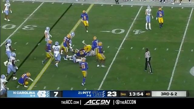 North Carolina vs. Pitt Condensed Game | 2021 ACC Football смотреть онлайн