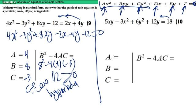 video 2 11 A 6 5 Identifying Conic Sections смотреть онлайн