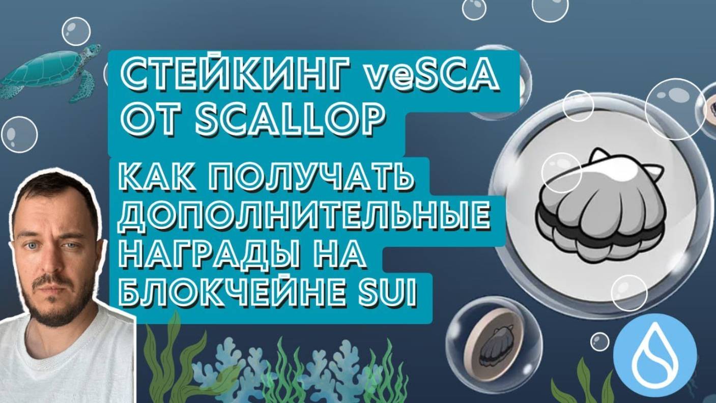 VeSCA: стейкинг от Scallop для получения дополнительных наград на блокчейне SUI