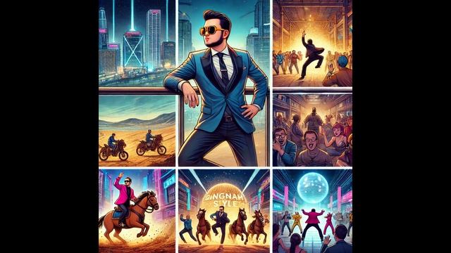 Gangnam Style Psy Кавер от нейросети