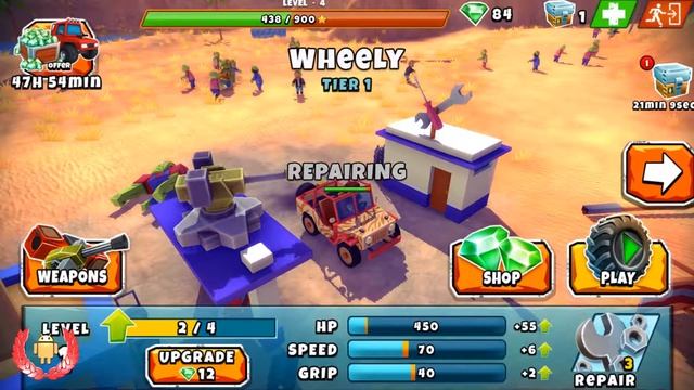 ZOMBIE SAFARI # 3 | MOBILE GAME LIBRARY | BEST MOBILE GAMES | JEEP IS HITTING ZOMBIES смотреть онлайн