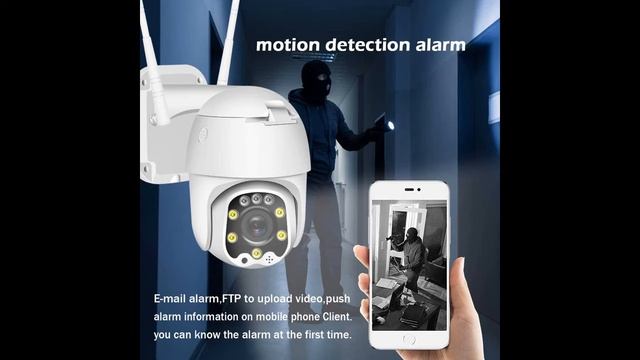 PTZ WiFi Security Camera Outdoor 1080P with Night Vision Remote View Motion Detection Alert, Pan Ti смотреть онлайн