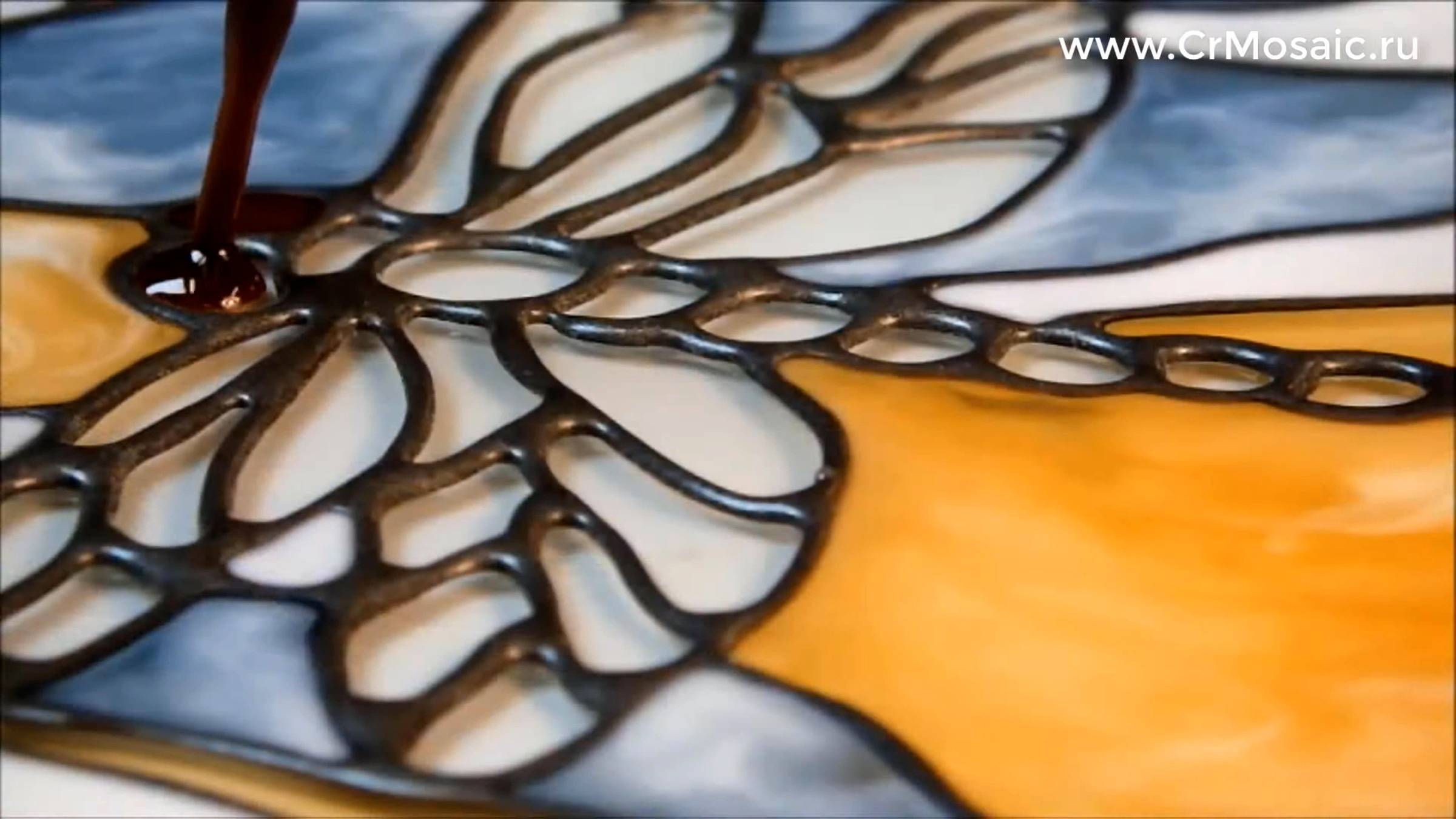 ИМИТАЦИЯ ВИТРАЖА "ТИФФАНИ" \ СВОИМИ РУКАМИ смотреть онлайн