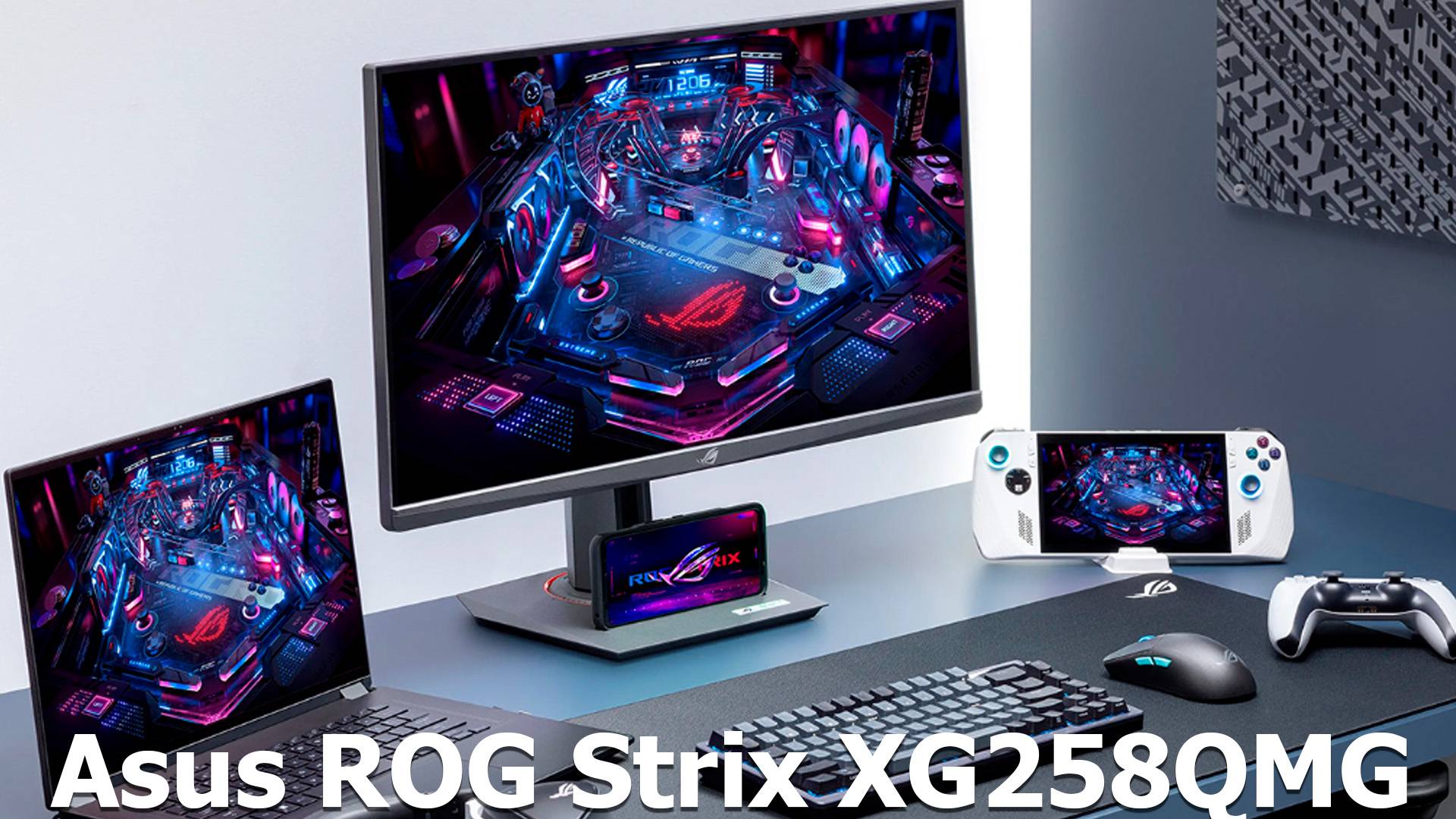 Игровой монитор Asus ROG Strix XG258QMG первый обзор на русском смотреть онлайн