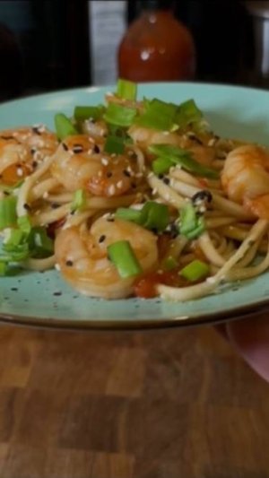 Рецепт вока с креветками