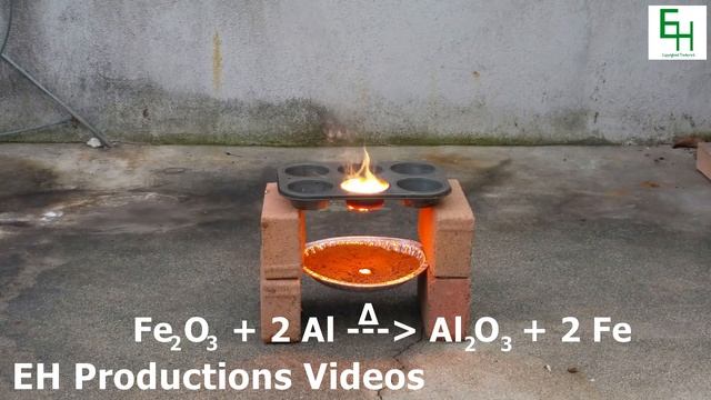 Iron Thermite VS Solid Steel Cupcake Tin | HD! смотреть онлайн