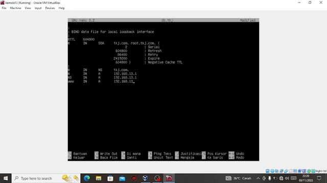 Konfigurasi Debian IP address , Web Server, DNS server , VirtualBox смотреть онлайн