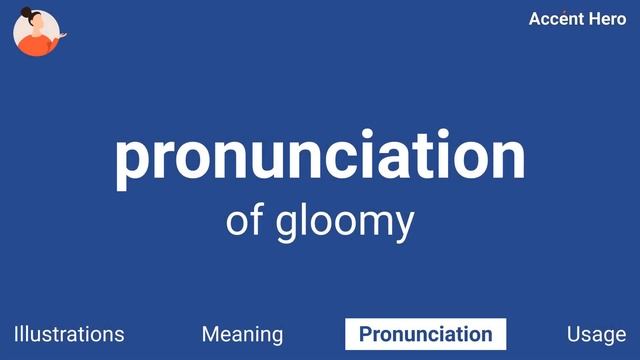 GLOOMY - Meaning and Pronunciation смотреть онлайн