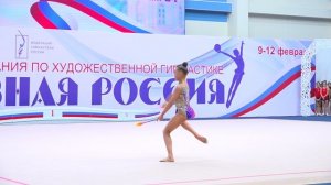 Всероссийские соревнования по художественной гимнастике. Ульяновск 12.02.2025. Булавы