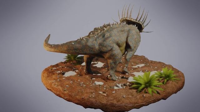 Triceratops - 3D model Showreel смотреть онлайн