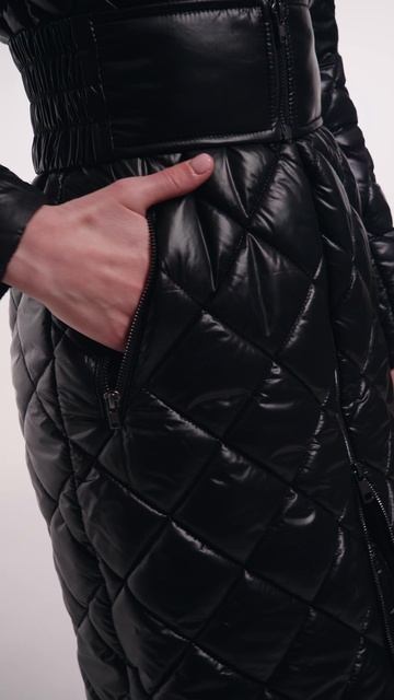 Пальто чёрное