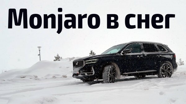Как работает полный привод Geely Monjaro на бездорожье (зима 2025)