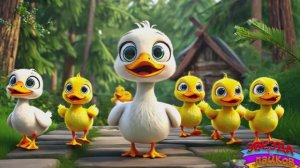 Пять Маленьких Утят + Песенка и Мультик для Малышей + Мультики Весёлые Для Детей