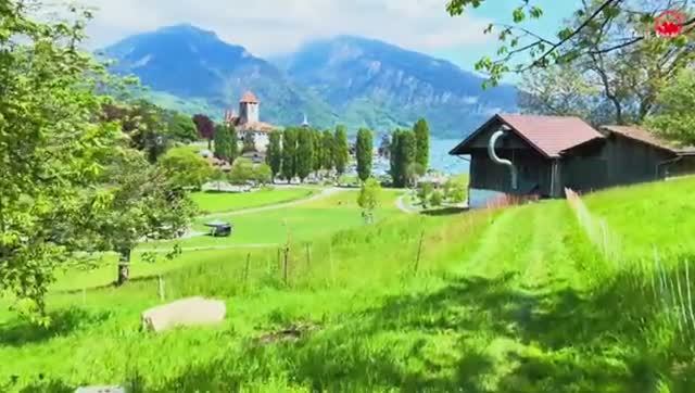 Шпиц, Швейцария _ Самый потрясающий город Швейцарии🇨🇭 смотреть онлайн