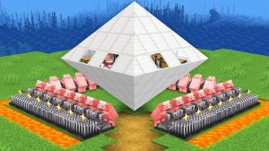 Я построил Самый ЗАЩИЩЕННЫЙ ДОМ за 24 ЧАСА в Майнкрафт...