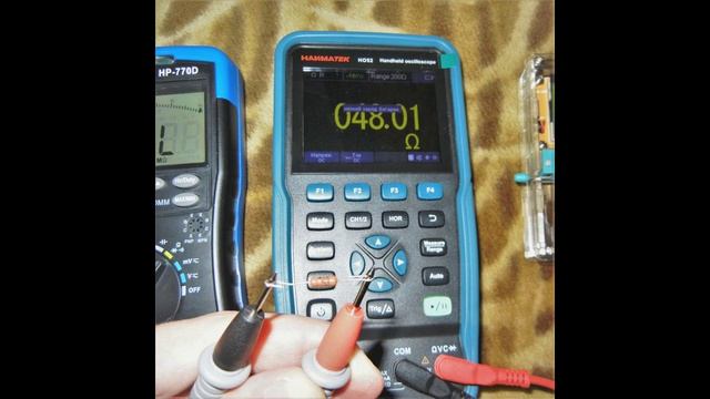 Двухканальный осциллограф HANMATEK HO-05 с мультиметром 20К и генератором (опционально) | #Обзор