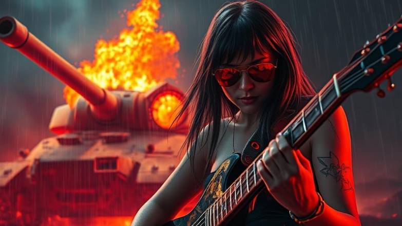 ВОТ ПУЛЯ ПРОСВИСТЕЛА - Hard Rock AI Кавер (SUNO AI COVER) смотреть онлайн