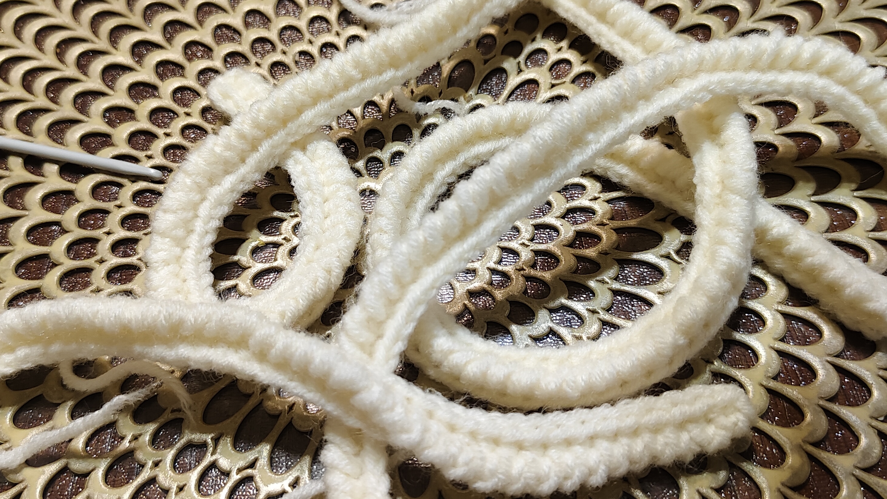 Мастер класс! Жгут крючком для обвязки полочки, ирландское кружево смотреть онлайн