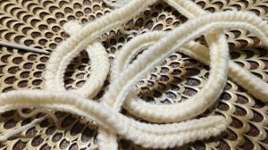 Мастер класс! Жгут крючком для обвязки полочки, ирландское кружево