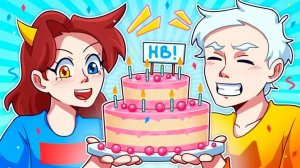 ❤️ Майнкрафт но МЫ СТАЛИ ДЕТЬМИ на МОЁ ДЕНЬ РОЖДЕНИЕ