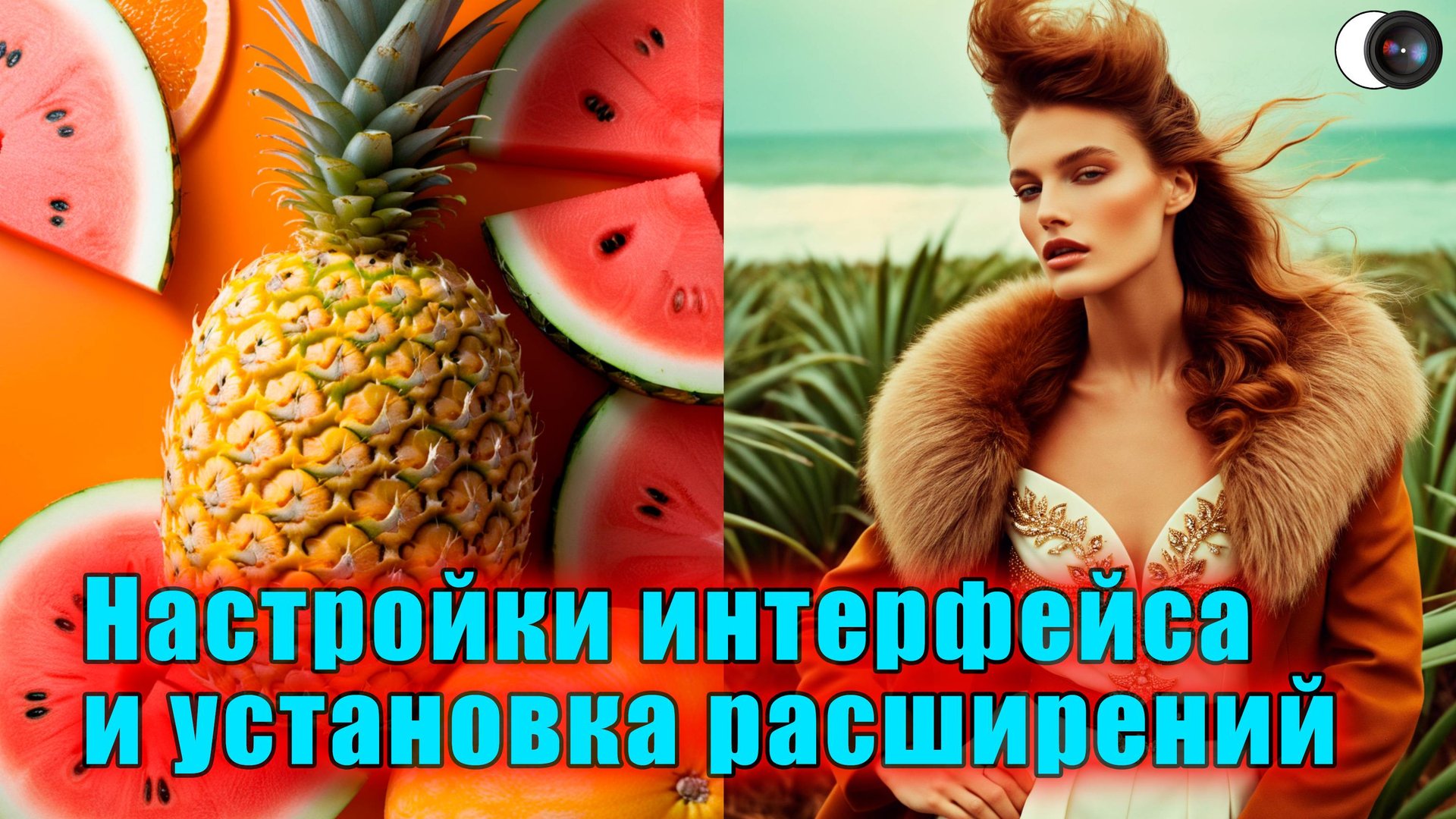 Настройки интерфейса и установка расширений Stable Diffusion. Модуль 1. Занятие 2.