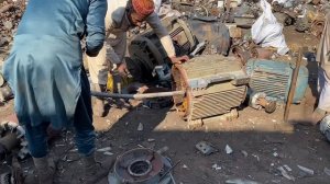 Извлечение меди  из старых электродвигателей