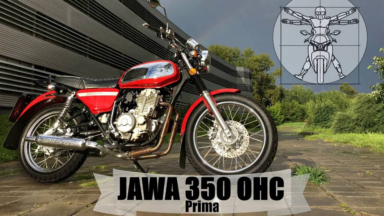 Новая Jawa 350 OHC Prima самый необычный мотоцикл на каждый день. Тест и обзор смотреть онлайн