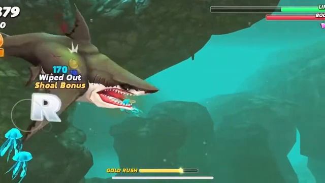 Hungry Shark World - Experiencing the Megalodon Shark #80 смотреть онлайн