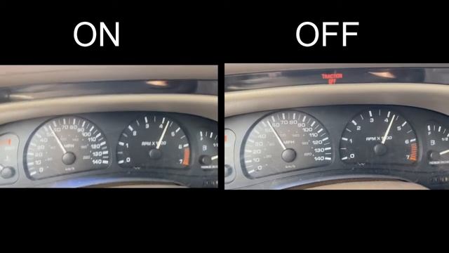 97 Oldsmobile Aurora V8 0-60 Traction Control vs. No Traction Control смотреть онлайн