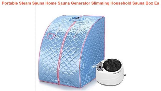 Portable Steam Sauna Home Sauna Generator Slimming Household Sauna Box Ea смотреть онлайн