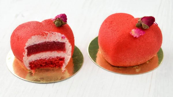 МУССОВОЕ пирожное КЛУБНИЧНЫЙ ПОЦЕЛУЙ ❤️