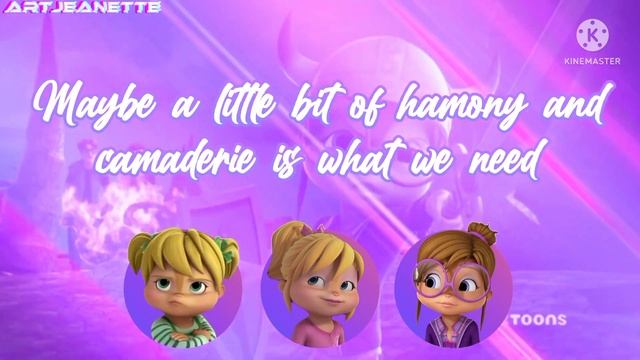 Get With The Program | The Chipettes | LYRICS смотреть онлайн