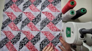 Лоскутное шитье для начинающих. Простое превращение обрезков ткани в красивое лоскутное одеяло.